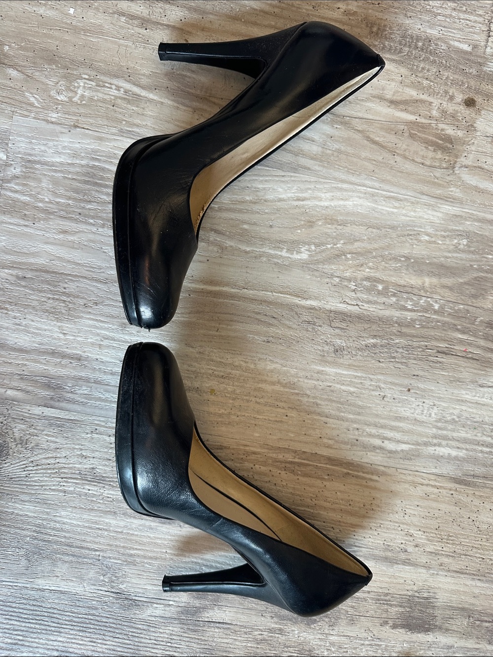 Nine West Classic Black High Heel Pumps - Women's Stylish Court Shoes - Picture 5 of 10